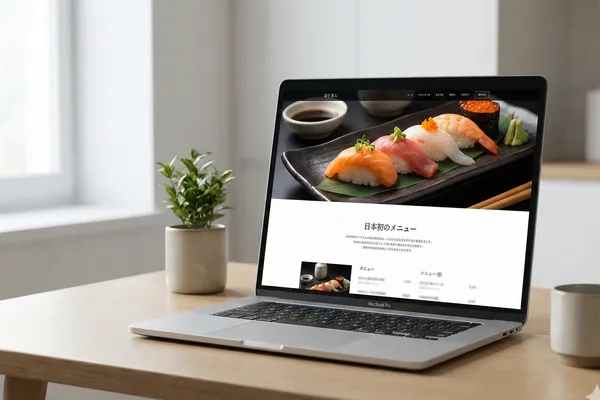 飲食店HP制作実績